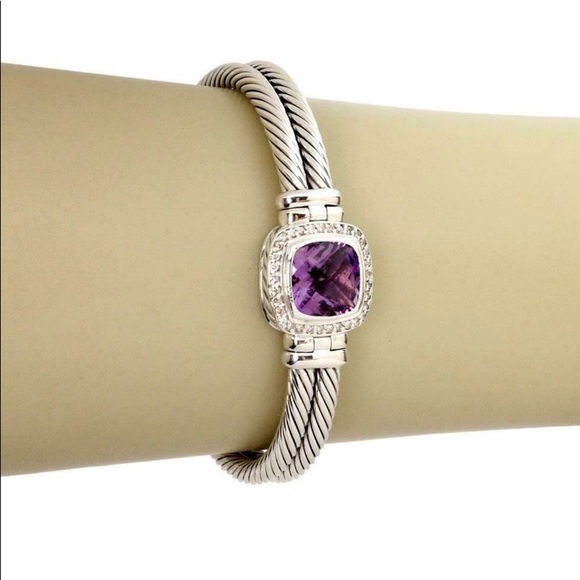 David YURMAN CHIC DOUBLE BAN STERLING BRACELET. - Picture 7 of 8